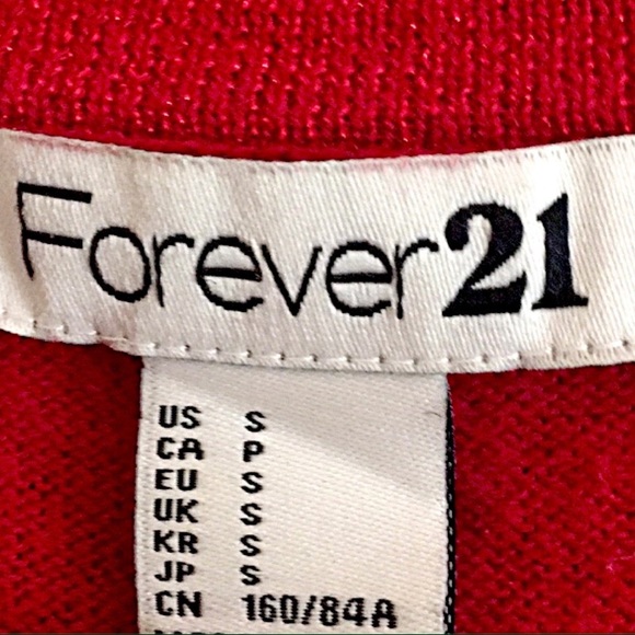 Forever 21 | 🎄Button-Up Metallic Threaded Cardigan. - Picture 4 of 6